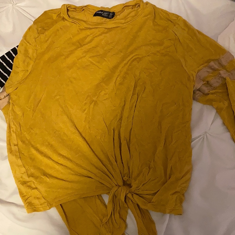 Crop top long sleeve